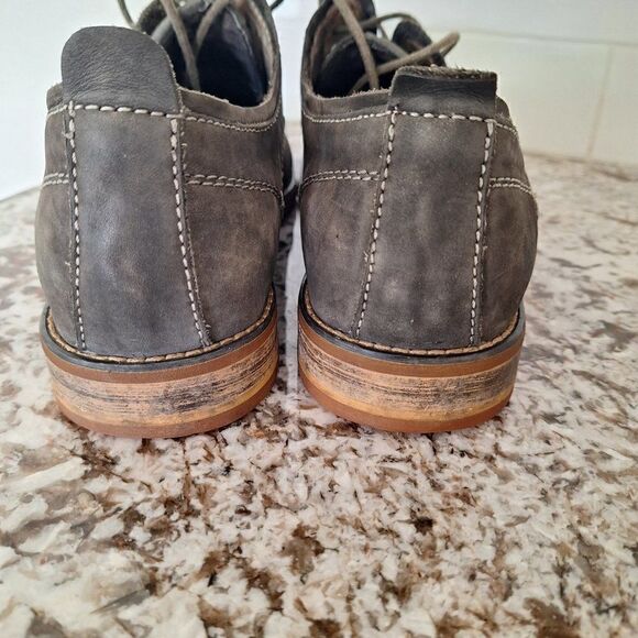 BED STU Gray Leather Oxfords size 10.5 - Picture 3 of 9